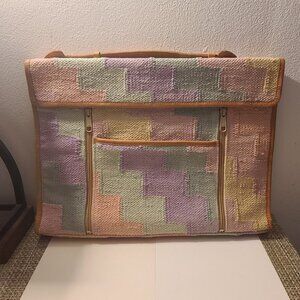 Espresso Leather Express Binder Attahe Case